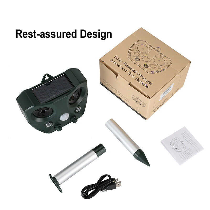 Southern Chic Ultrasonic Bird + Pest Repeller Solar Powered - Long Range