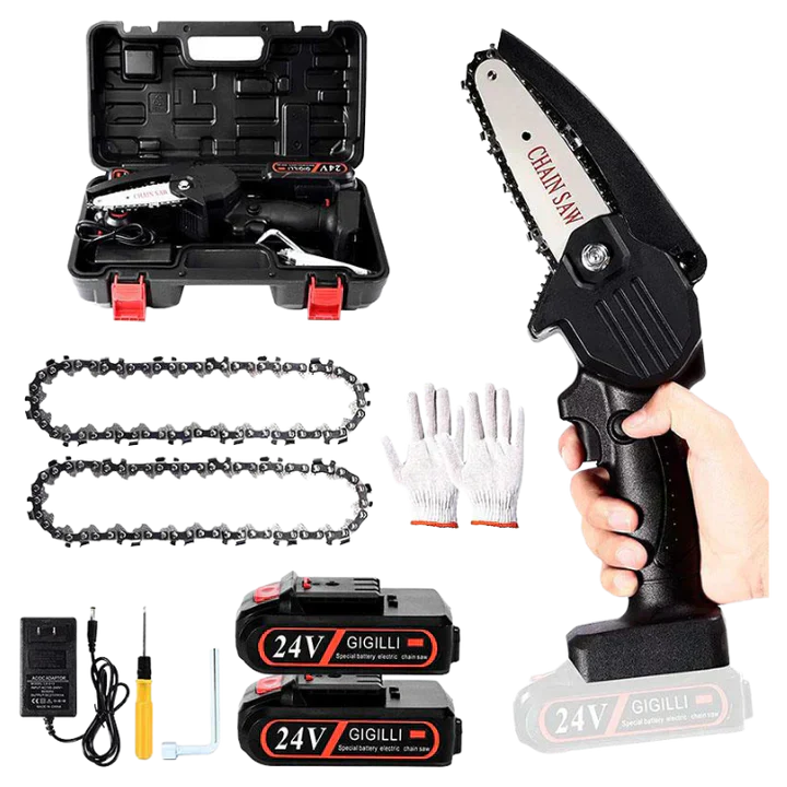 Southern Chic Upgraded 24V Mini Chainsaw (Two Batteries)