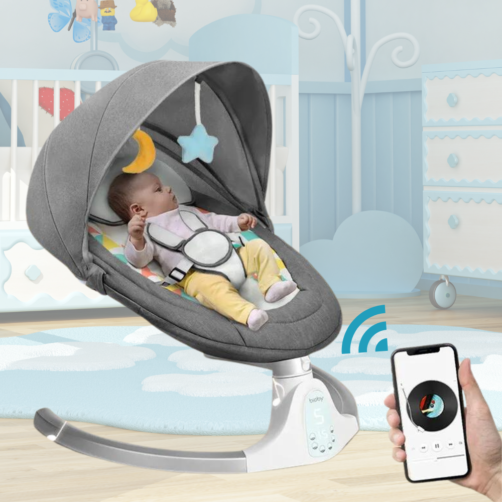 Southern Chic Ultimate 2-in-1 Baby Swing and Rocker – Infant Soothing Chair for Naps & Play