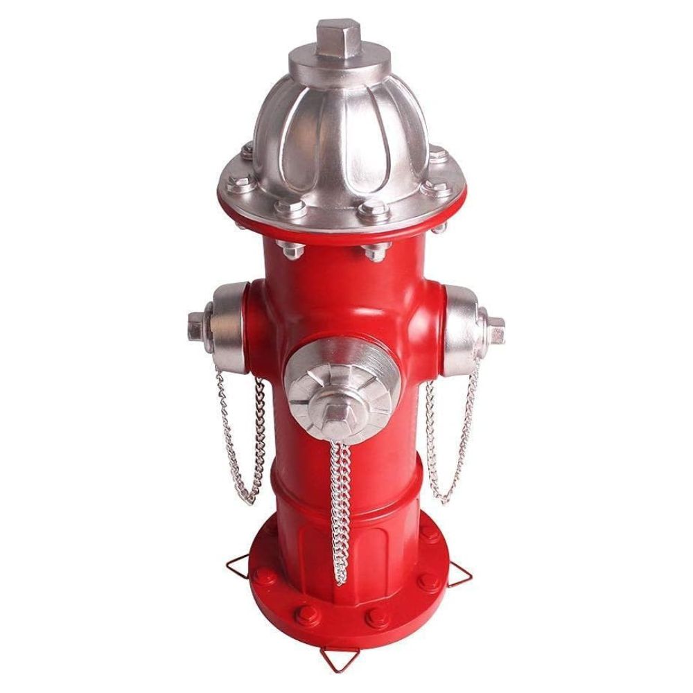 Southern Chic Realistic Dog Fire Hydrant Outdoor Decor and Training Prop