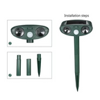 Southern Chic Ultrasonic Solar Deer Repeller – Motion Sensor Animal Deterrent for Garden & Yard