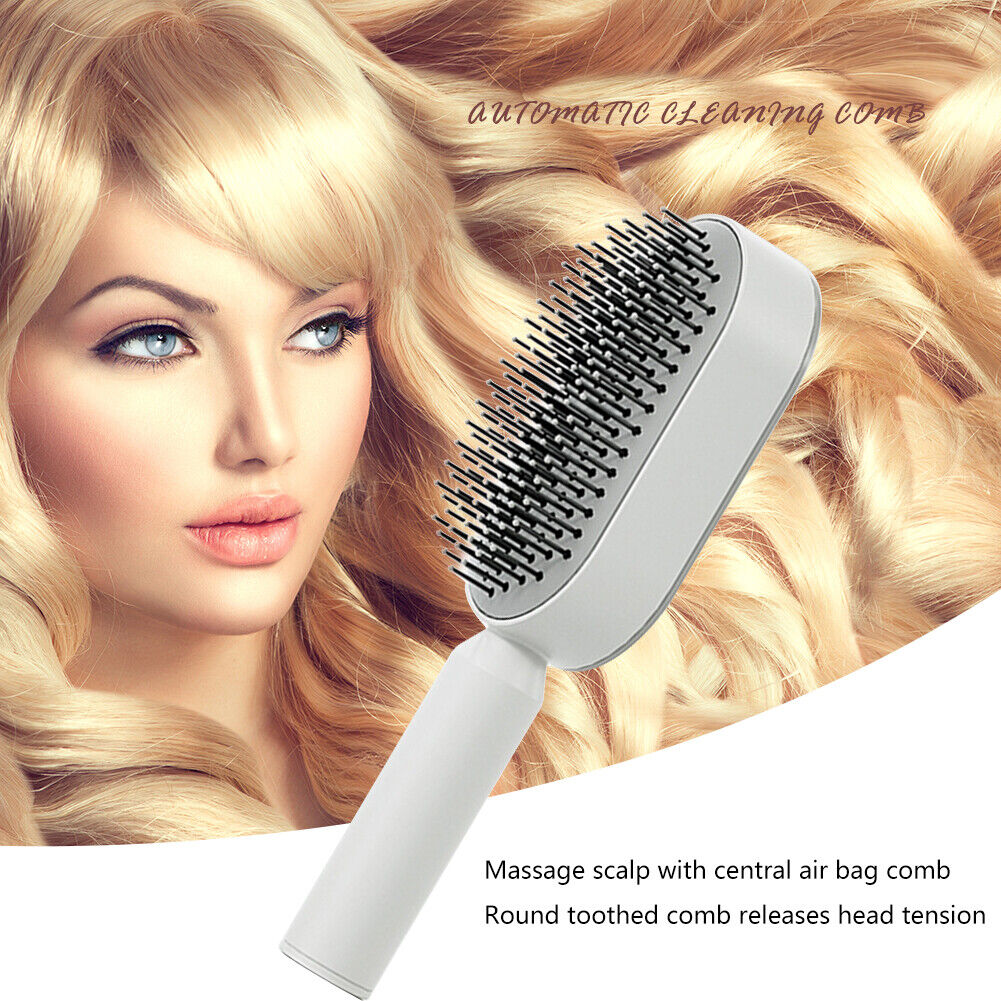 Southern Chic Self-Cleaning Hair Brush – Detangling Brush for All Hair Types