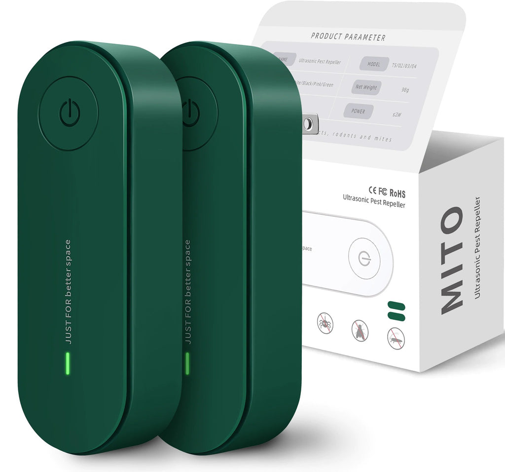 Southern Chic Ultrasonic Pest Repeller Plug-In – Pack of 2 Indoor Mosquito & Insect Repellent Devices