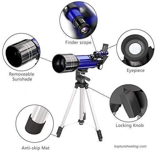 Southern Chic Space Telescope Pro for Beginners Equipped with 150X magnification and 3X Barlow lens Blue