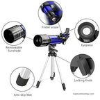 Southern Chic Space Telescope Pro for Beginners Equipped with 150X magnification and 3X Barlow lens Blue