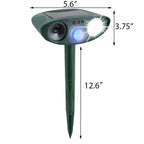 Southern Chic Solar Ultrasonic Cat Repeller – Outdoor Motion Sensor Animal Deterrent