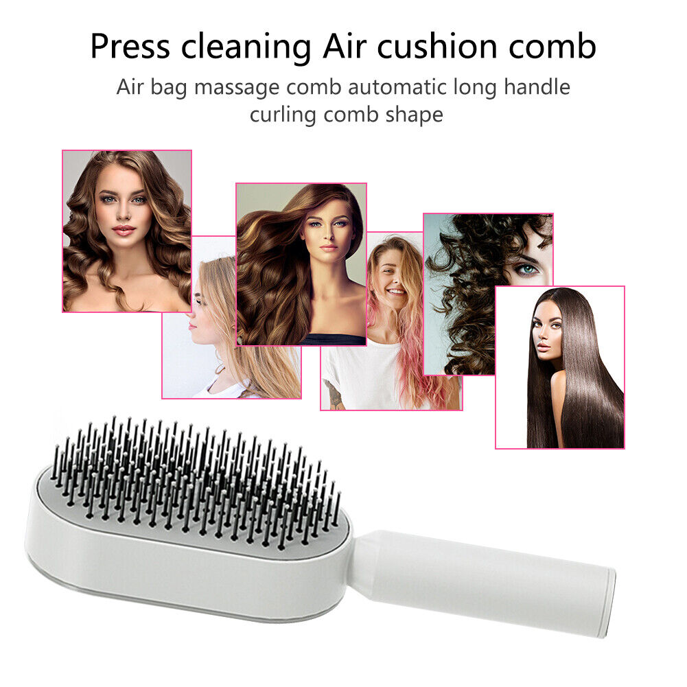 Southern Chic Self-Cleaning Hair Brush – Detangling Brush for All Hair Types