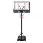 Southern Chic Wheeled Portable Outdoor Basketball Hoop Set 4.4-10 FT