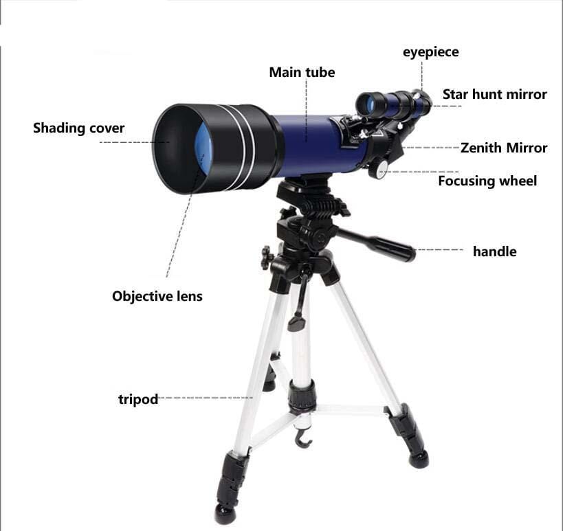 Southern Chic Space Telescope Pro for Beginners Equipped with 150X magnification and 3X Barlow lens Blue