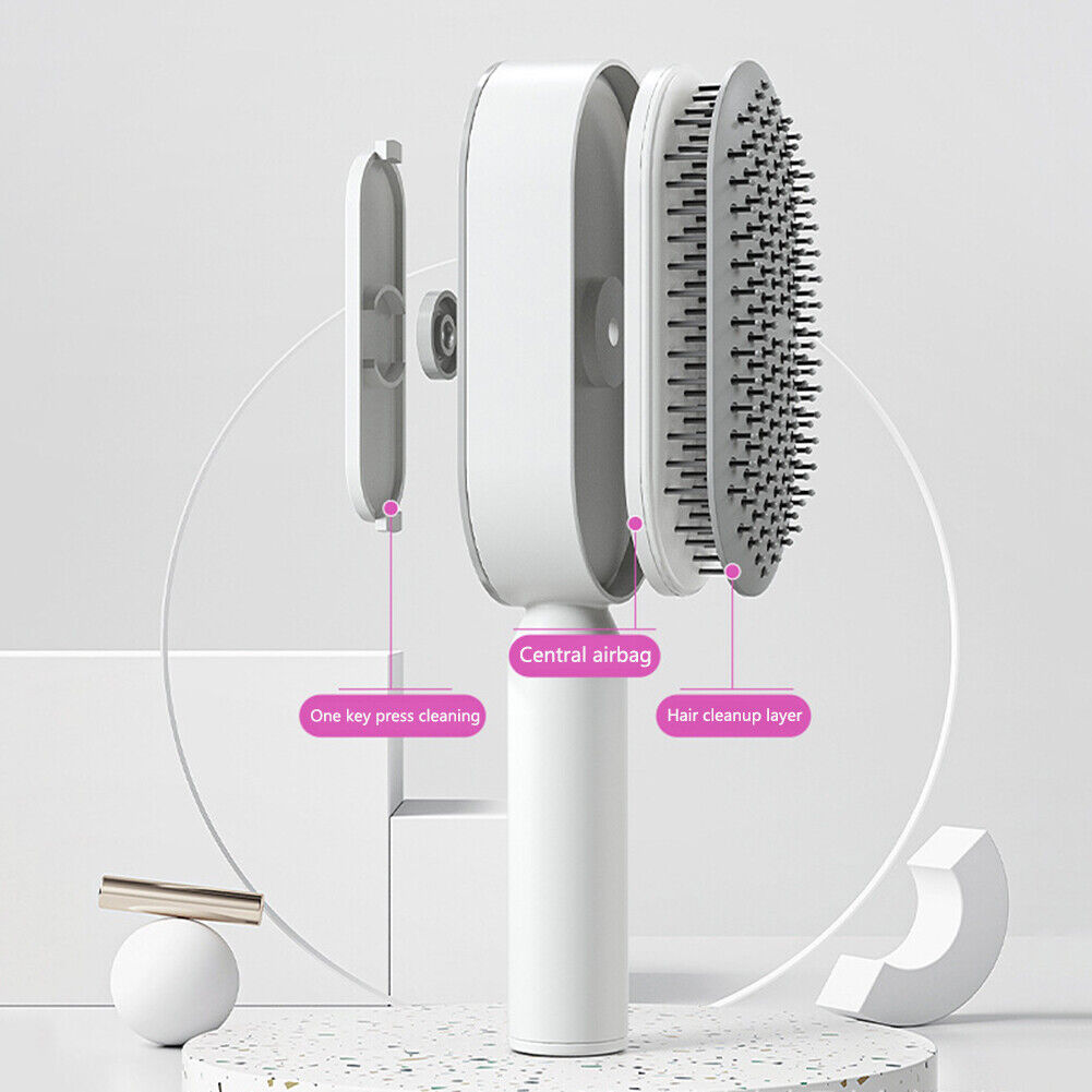Southern Chic Self-Cleaning Hair Brush – Detangling Brush for All Hair Types