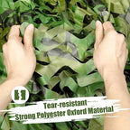 Southern Chic Camouflage Sun Protection Net for Garden or Camping