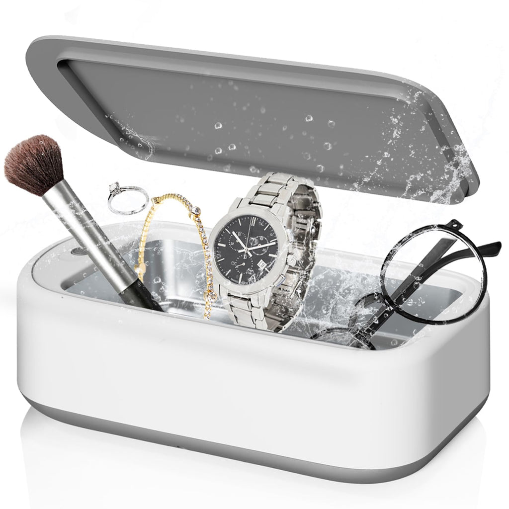 Southern Chic Ultrasonic Jewelry Cleaner – Portable Sonic Cleaning Machine for Rings, Glasses & Watches