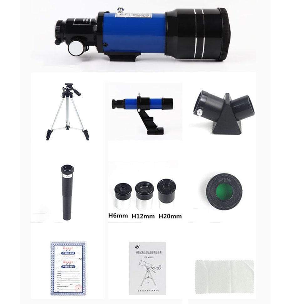 Southern Chic Space Telescope Pro for Beginners Equipped with 150X magnification and 3X Barlow lens Blue