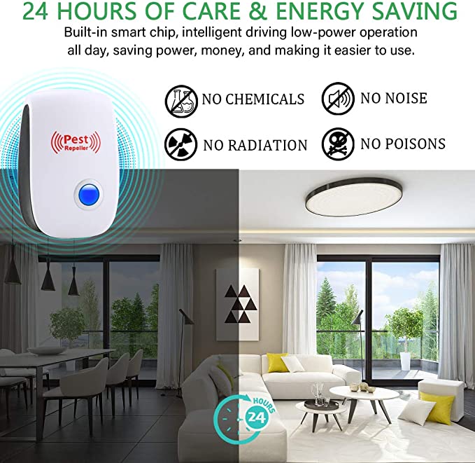 Southern Chic Ultrasonic Rat Repeller – Plug-In Rodent Control Device for Home & Garage