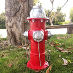 Southern Chic Realistic Dog Fire Hydrant Outdoor Decor and Training Prop