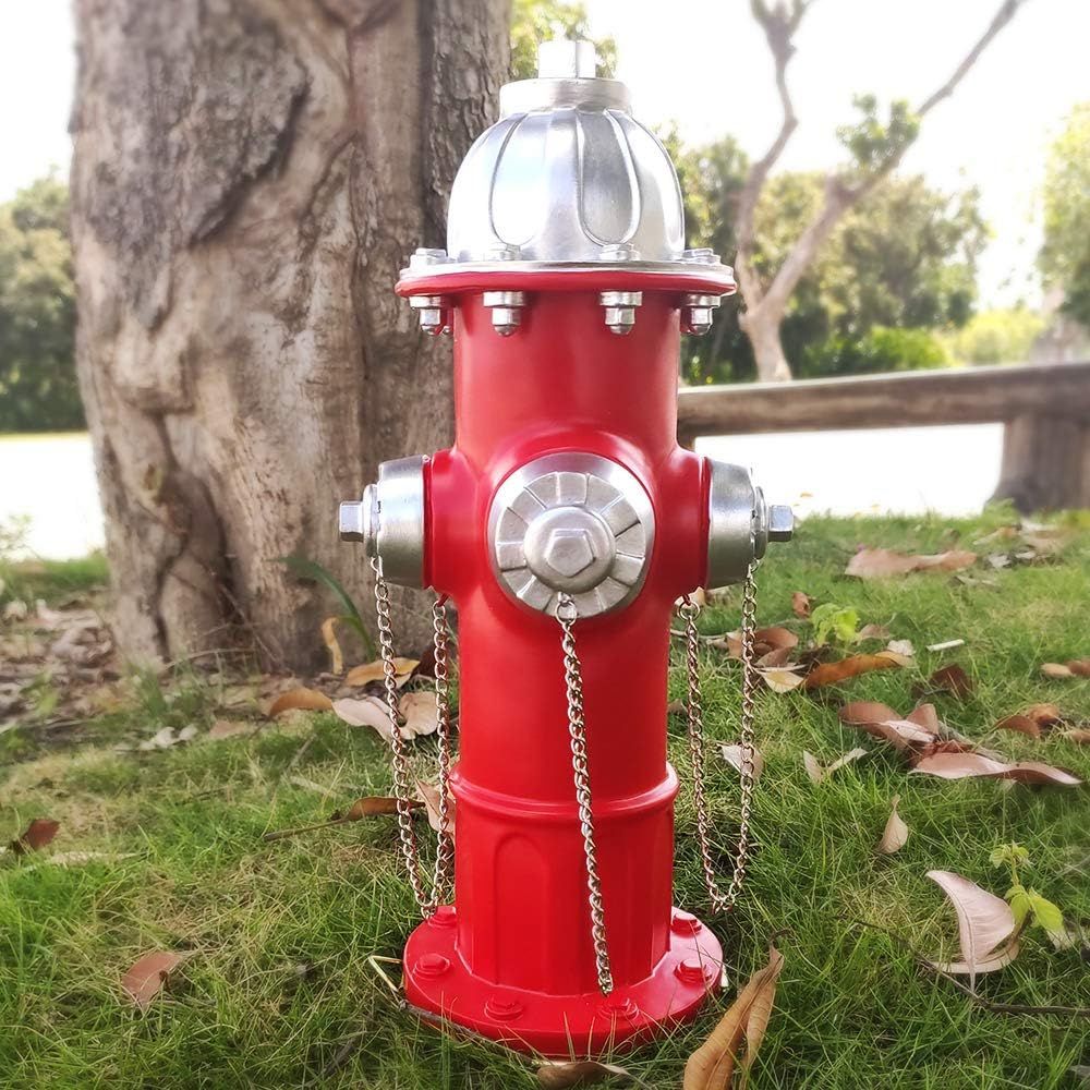 Southern Chic Realistic Dog Fire Hydrant Outdoor Decor and Training Prop