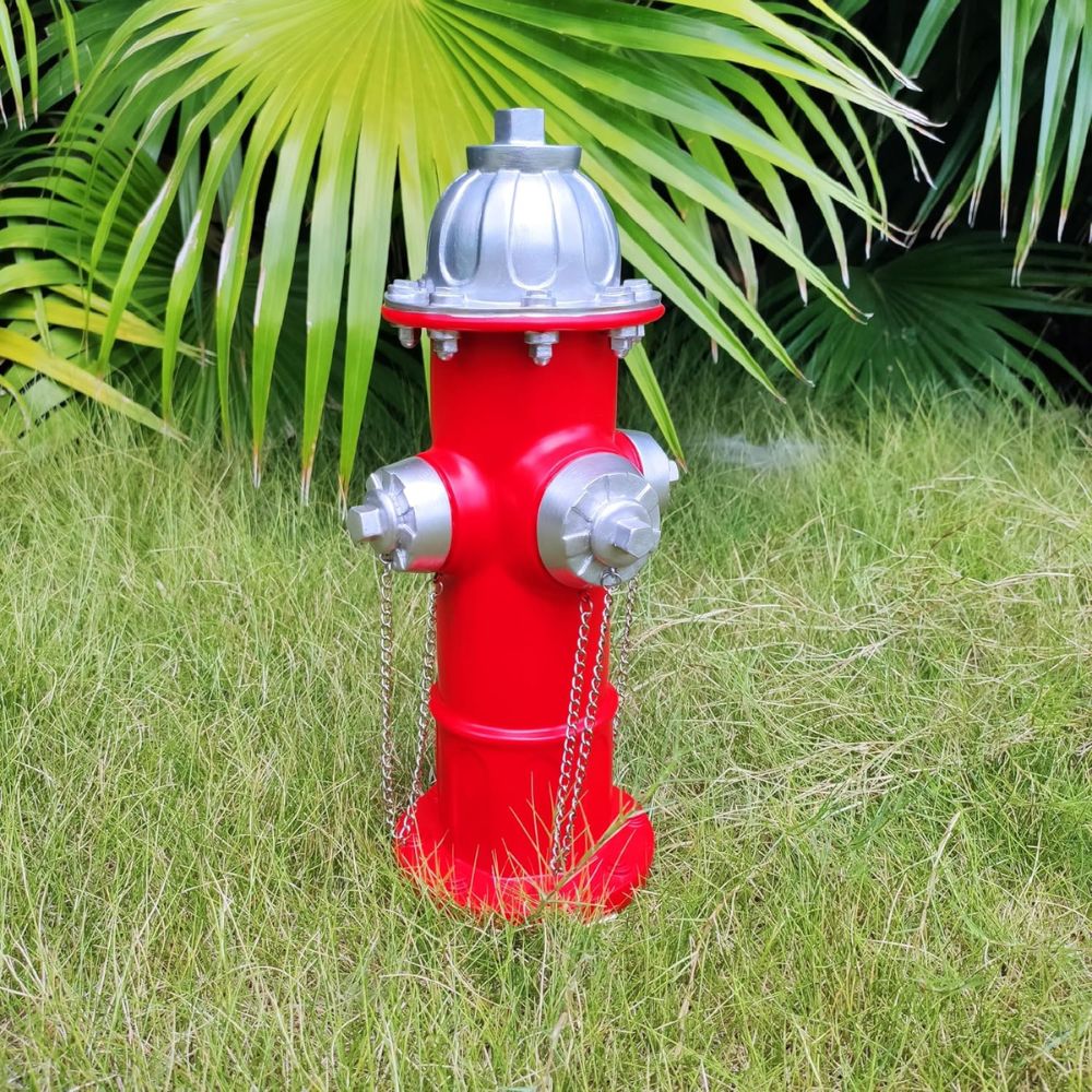 Southern Chic Realistic Dog Fire Hydrant Outdoor Decor and Training Prop
