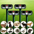 Southern Chic Solar Ultrasonic Fox Deterrent – Motion-Activated Animal Repeller for Garden, Lawn & Outdoor