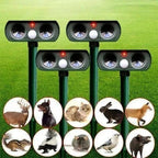 Southern Chic Solar Ultrasonic Fox Deterrent – Motion-Activated Animal Repeller for Garden, Lawn & Outdoor