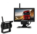 Southern Chic Wireless Backup Cam Kit for Trucks & RVs – 1080p Waterproof Cameras with Split Monitor