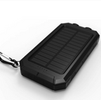 Southern Chic Solar Power Bank – 500000mAh Portable Waterproof Outdoor Charger with Dual USB & LED Light