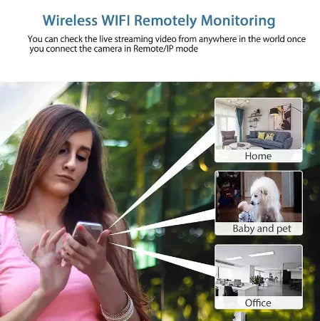 Southern Chic Waterproof HD Mini Camera With Night Vision and Wide Angle Lens IP WiFi 1080P HD 160° Wide Angle