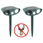 Southern Chic Solar Powered Ultrasonic Deer Repellent – Motion Sensor Animal Deterrent for Garden, Lawn & Yard Protection