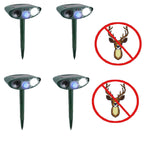 Southern Chic Solar Powered Ultrasonic Deer Repellent – Motion Sensor Animal Deterrent for Garden, Lawn & Yard Protection