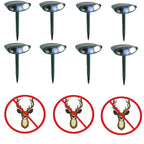 Southern Chic Solar Powered Ultrasonic Deer Repellent – Motion Sensor Animal Deterrent for Garden, Lawn & Yard Protection