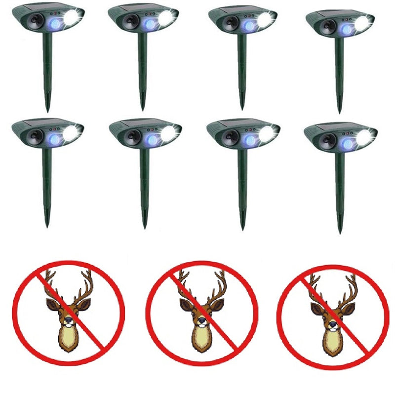 Southern Chic Solar Powered Ultrasonic Deer Repellent – Motion Sensor Animal Deterrent for Garden, Lawn & Yard Protection