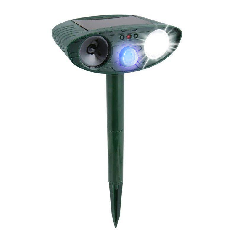 Southern Chic Solar Powered Ultrasonic Deer Repellent – Motion Sensor Animal Deterrent for Garden, Lawn & Yard Protection