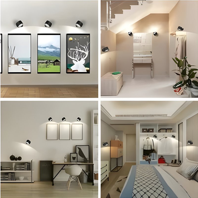 Southern Chic Rechargeable Wall Light with 360° Rotation