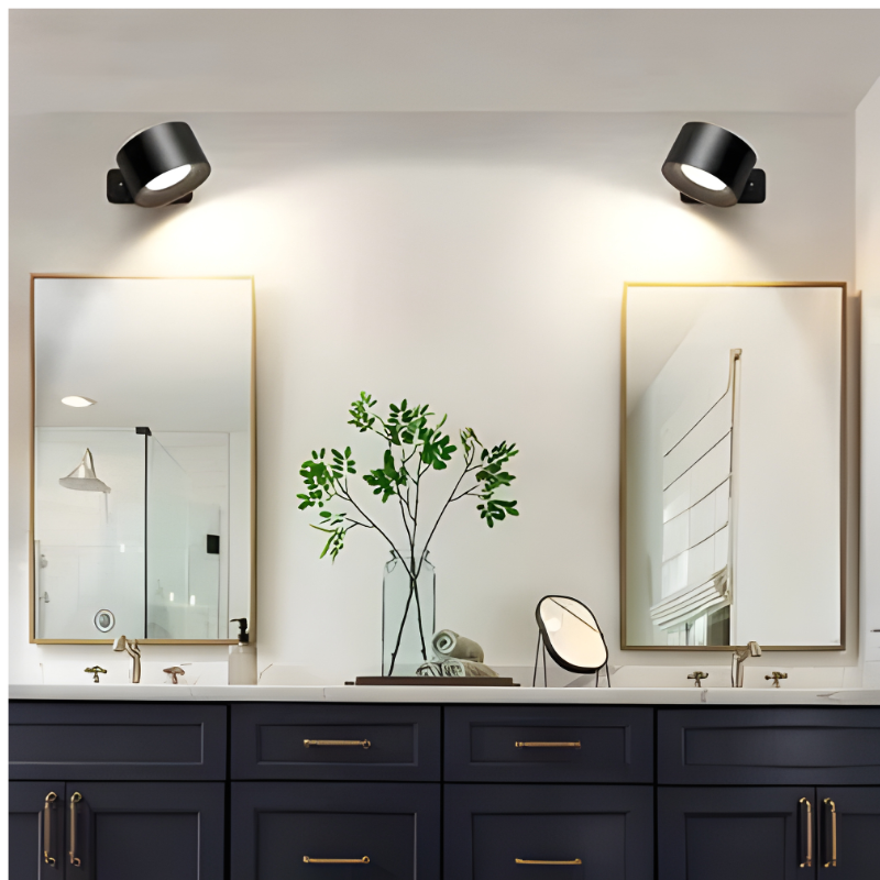 Southern Chic Rechargeable Wall Light with 360° Rotation
