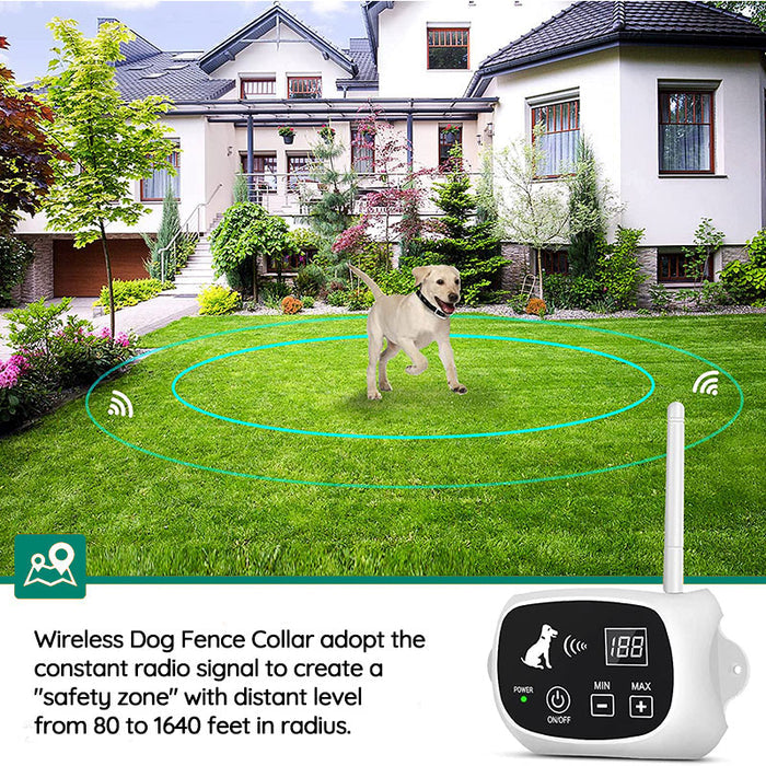 Southern Chic Wireless Dog Fence With Collar