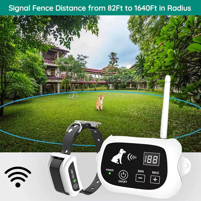 Southern Chic Wireless Dog Fence With Collar