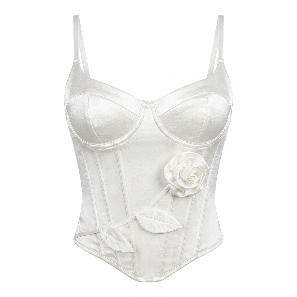 Sweet Southern Chic Women's Apricot Satin Halterneck Camisole – Slim Fit Crop Top