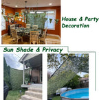 Southern Chic Camouflage Sun Protection Net for Garden or Camping