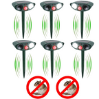 Southern Chic Solar Ultrasonic Chipmunk Repeller – Outdoor Rodent Deterrent Device