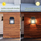 Southern Chic Solar Wall Lamp Outdoor, Set of 2