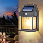 Southern Chic Solar Wall Lamp Outdoor, Set of 2
