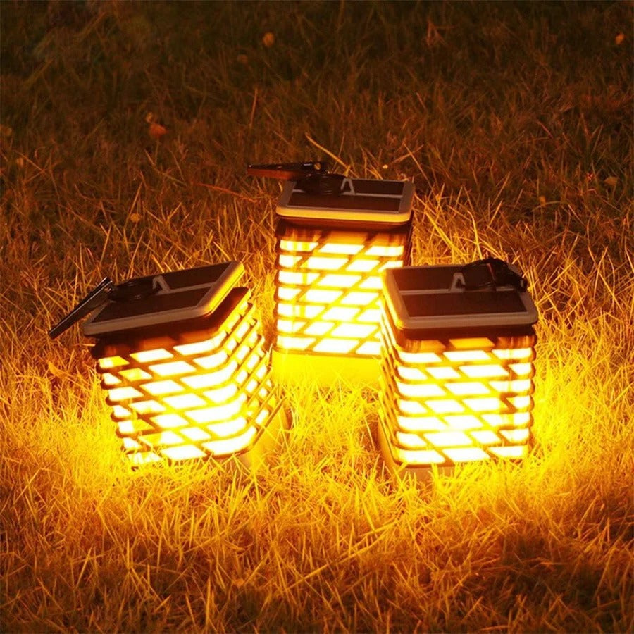 Southern Chic Solar LED Garden Lantern