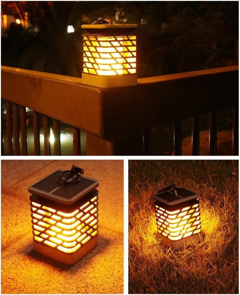 Southern Chic Solar LED Garden Lantern