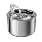 Southern Chic Stainless Steel Cat Water Fountain with Filter and Sensor