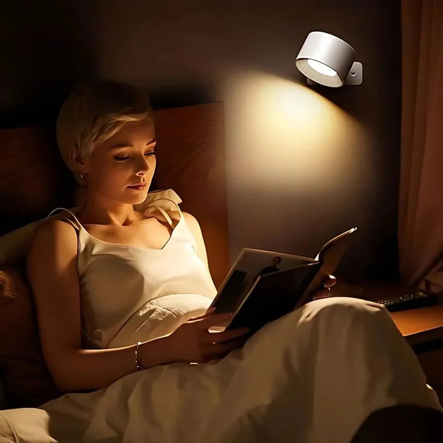 Southern Chic Rechargeable Wall Light with 360° Rotation