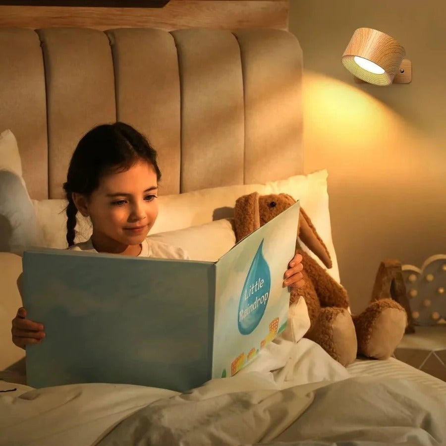Southern Chic Rechargeable Wall Light with 360° Rotation