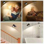 Southern Chic Rechargeable Wall Light with 360° Rotation