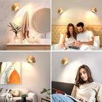 Southern Chic Rechargeable Wall Light with 360° Rotation