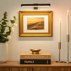 Southern Chic Wireless Rechargeable LED Wall Light for Artwork and Decor
