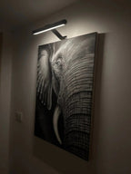 Southern Chic Wireless Rechargeable LED Wall Light for Artwork and Decor