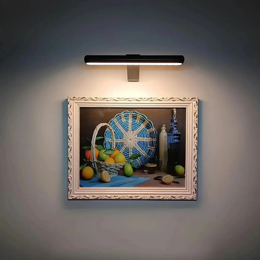 Southern Chic Wireless Rechargeable LED Wall Light for Artwork and Decor